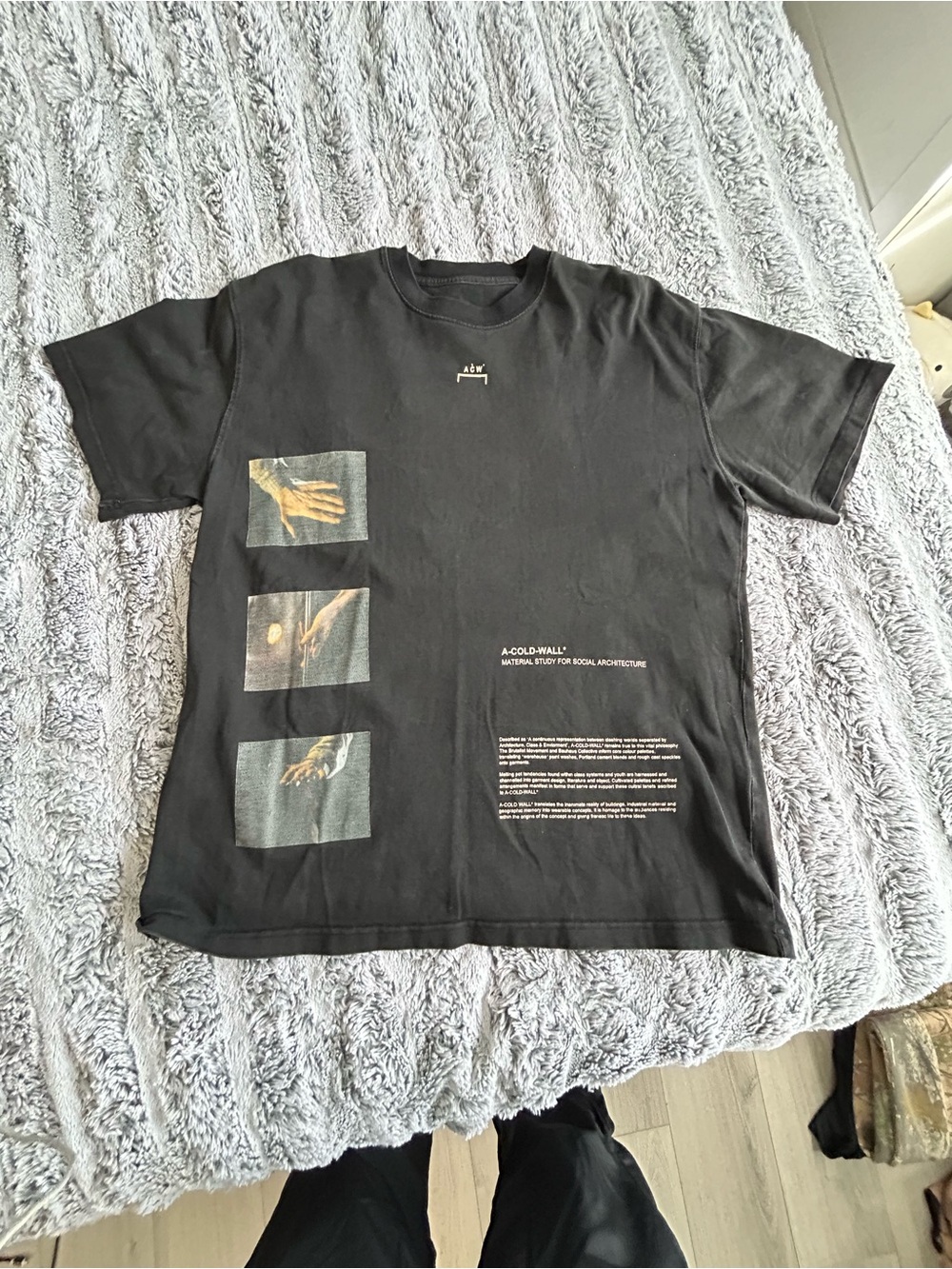 ACW* Black Short-Sleeve Graphic Crewneck Tee
